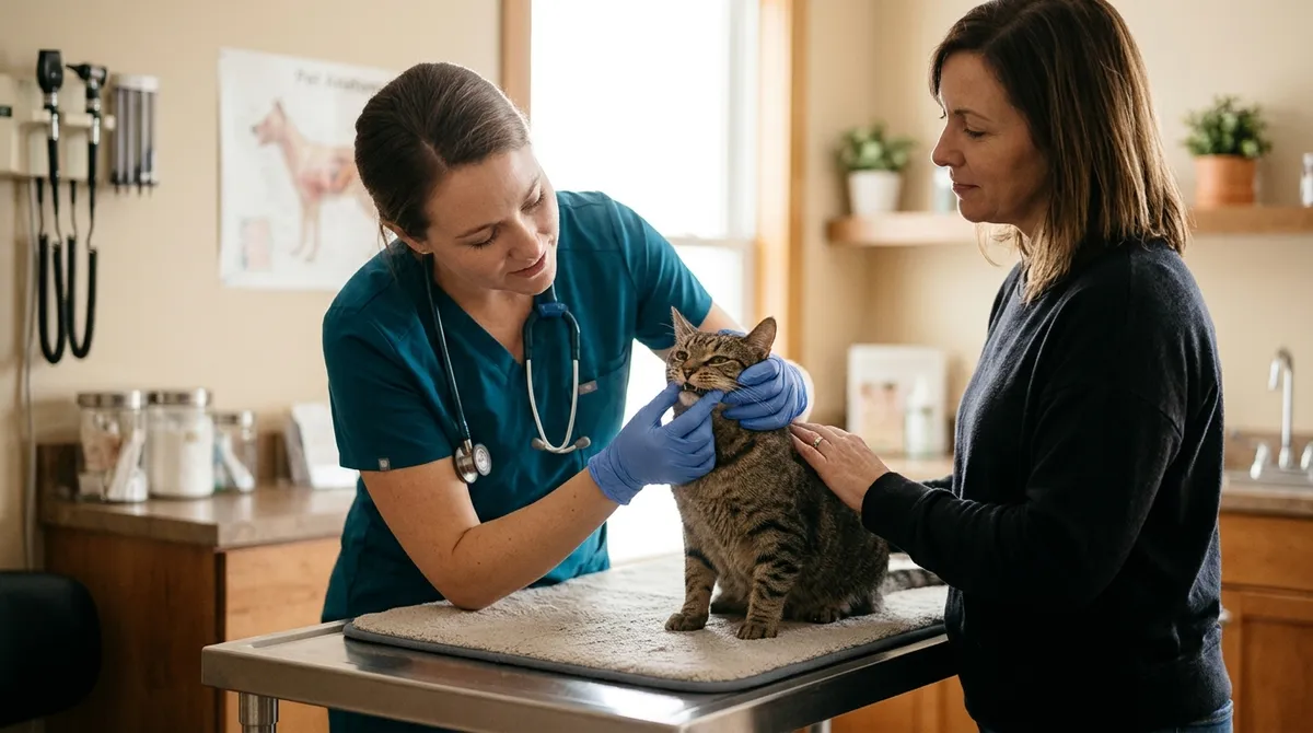 A calm cat that starts biting may be in pain: teeth, joints or another illness