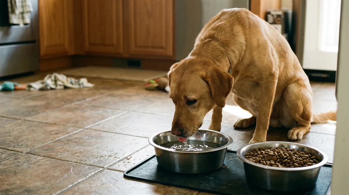 Drinking water doesn't mean all is well: what counts is how long he has gone without eating and what comes with it